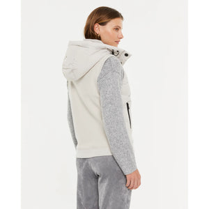 Paz Torras Short Padded vest with Hood