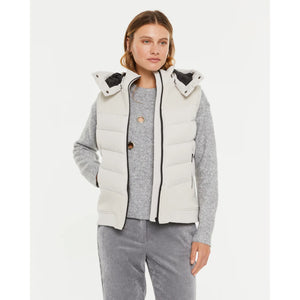 Paz Torras Short Padded vest with Hood