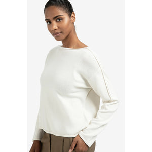 YAYA 000489-509 Boat Neck Sweater