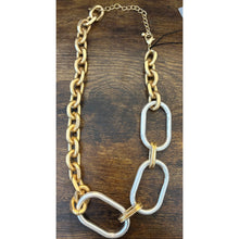 Load image into Gallery viewer, Dansk Elysian Two Tone Statement Necklace
