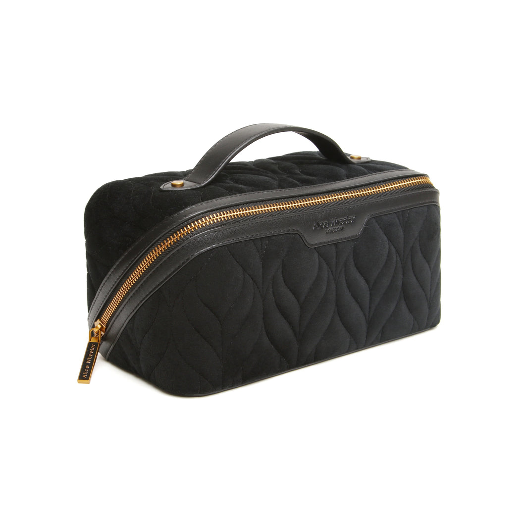 Alice Wheeler Velvet Train Case