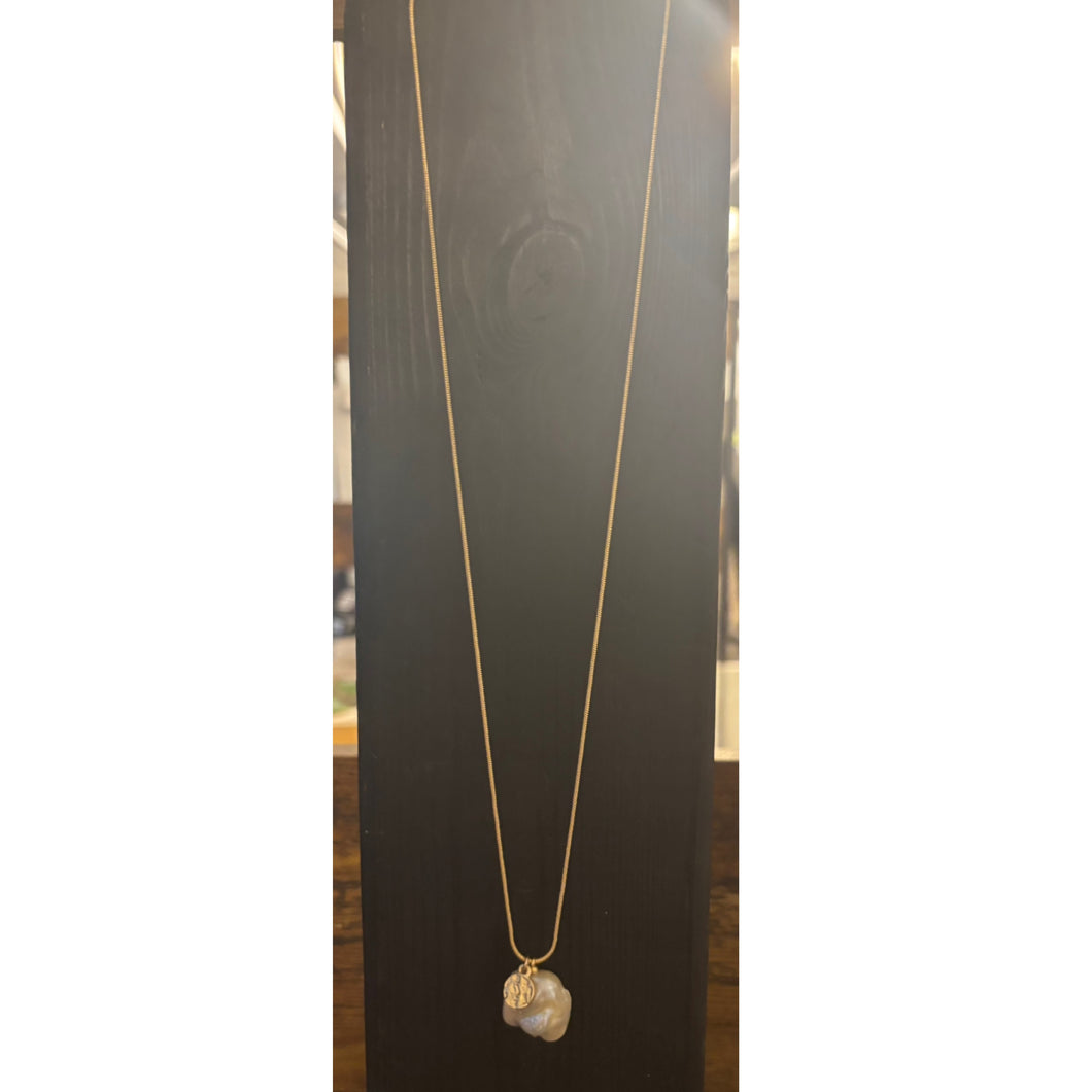 Dansk Adjustable Pearl Long Necklace
