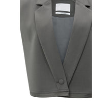 Load image into Gallery viewer, YAYA Sleeveless Short Blazer with Double Layer Effect
