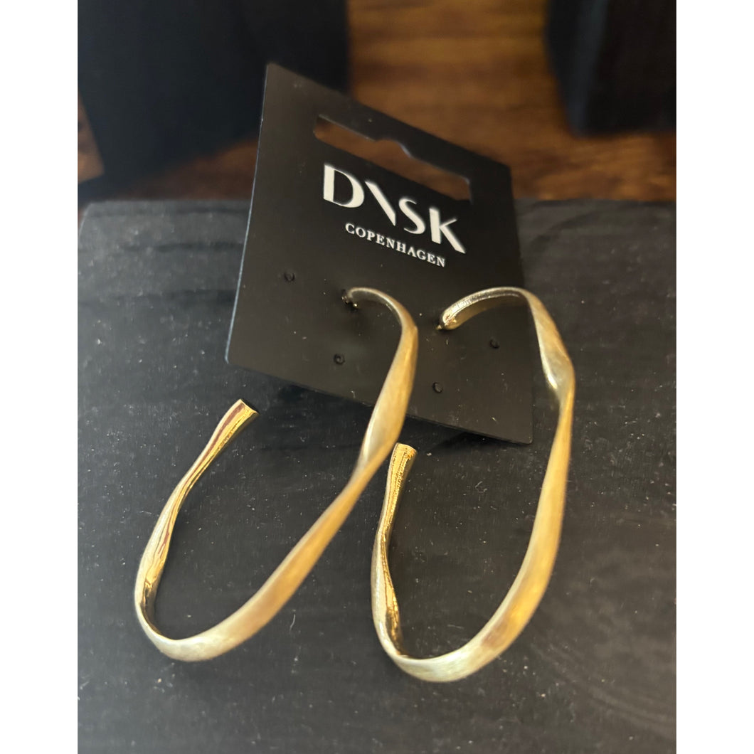 Dansk Organic Hoop Statement Earrings