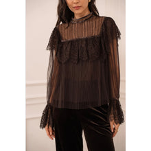 Load image into Gallery viewer, On Trend Lace Scalloped Lace Blouse
