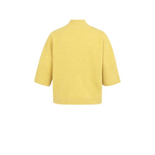 Load image into Gallery viewer, YAYA 01-000437-601 Sweater with Ribbed 3/4 Sleeves and Mock Neck

