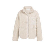 Load image into Gallery viewer, YAYA 02-001067-601 Reversible Teddy Jacket with Nylon Chest Pocket
