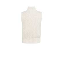 Load image into Gallery viewer, YAYA 01-010142-601 Ribbed Knit Sleeveless Vest with High Neck and Zipper
