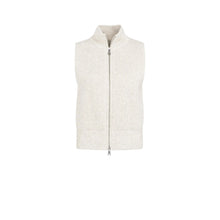 Load image into Gallery viewer, YAYA 01-010142-601 Ribbed Knit Sleeveless Vest with High Neck and Zipper
