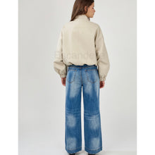 Load image into Gallery viewer, On Trend Faux Leather Bomber Jacket
