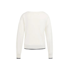 Load image into Gallery viewer, YAYA 01-000558-603 Fine Knit Sweater with Boat Neckline and Long Sleeves
