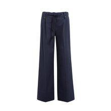 Load image into Gallery viewer, YAYA 01-301246-603 Trousers with Pleats, Wide Legs and Drawcord at the Waist
