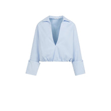 Load image into Gallery viewer, YAYA 701355-603 Balloon Blouse With Deep V Neck
