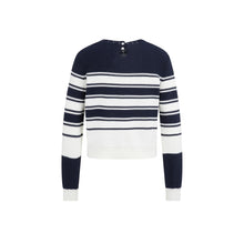 Load image into Gallery viewer, YAYA 01-000576-603 Knitted Sweater with Stripes and Long Sleeves
