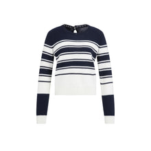 Load image into Gallery viewer, YAYA 01-000576-603 Knitted Sweater with Stripes and Long Sleeves
