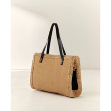 Load image into Gallery viewer, Paz Torras Raffia Effect Shoulder Bag
