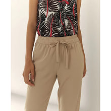 Load image into Gallery viewer, Paz Torras Straight Leg Trousers with Elasticated Waist

