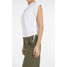 Load image into Gallery viewer, YAYA 01-709362-604 Top with Short Sleeves and Adjustable Cords
