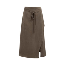 Load image into Gallery viewer, YAYA 01-401091-605 Midi Skirt with Wrap Effect and Tie Belt
