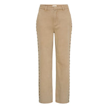 Load image into Gallery viewer, Cream CR Visti Straight Twill With Studs
