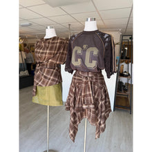 Load image into Gallery viewer, Co Couture Dagny Check Pleat Top
