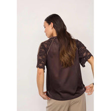 Load image into Gallery viewer, Co Couture Trey Logo Lace Tee
