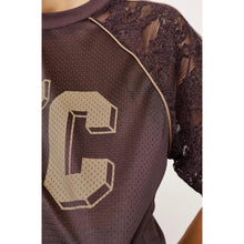 Load image into Gallery viewer, Co Couture Trey Logo Lace Tee
