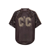 Load image into Gallery viewer, Co Couture Trey Logo Lace Tee

