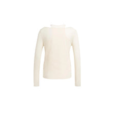 Load image into Gallery viewer, yaya 01-000618-608 Double Layered Fine Knit Top with Long Sleeves
