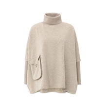 Load image into Gallery viewer, YAYA 521003-509 Wool Blend Poncho
