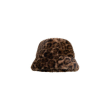 Load image into Gallery viewer, YAYA 03-309024-610 Faux fur bucket hat with leopard print
