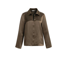 Load image into Gallery viewer, 01-701425-610 Satin blouse with collar
