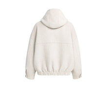 Load image into Gallery viewer, YAYA 02-001091-610 Oversized wool blend jacket with hood
