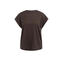 Load image into Gallery viewer, YAYA 01-709291-606 Top with Crew Neck and Cap Sleeves
