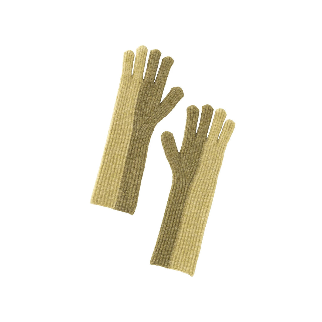 YAYA 03-210002-509 Two Tone Knitted Gloves