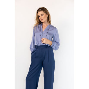 Silk95Five Madras Blouse