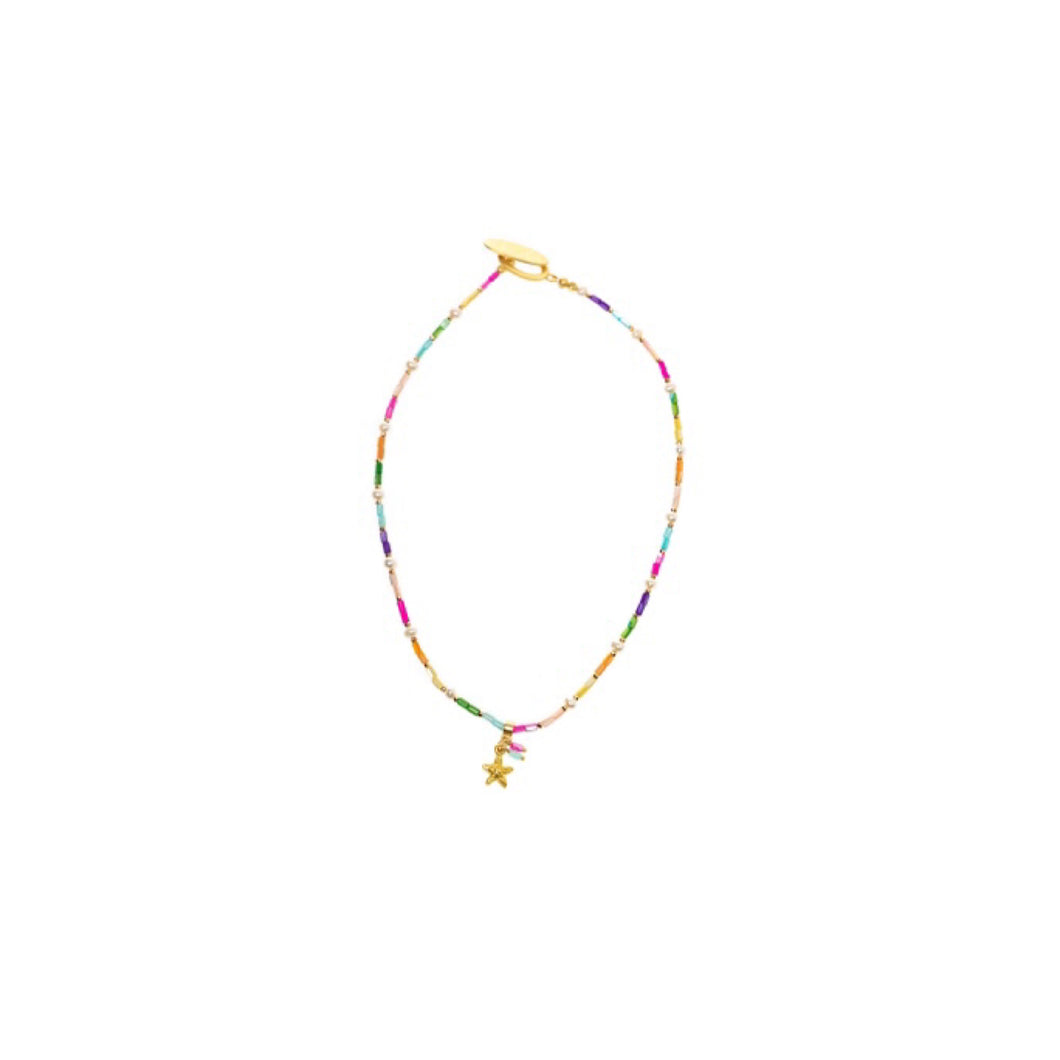 Pranella Sherbet Starfish Necklace