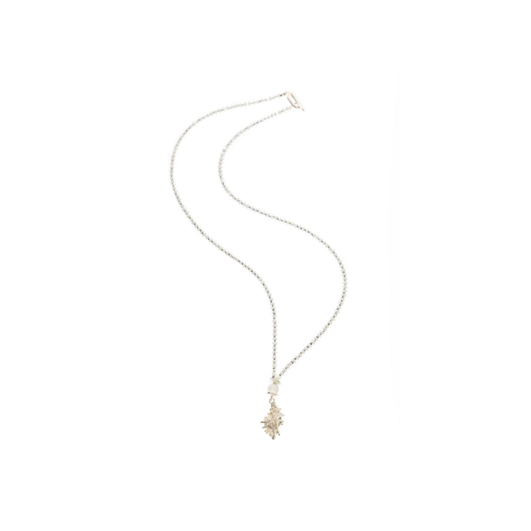 Pranella Lotus Shell Necklace