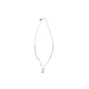 Pranella Lotus Shell Chain Necklace