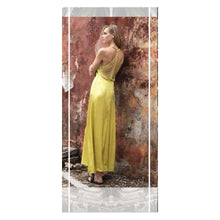 Load image into Gallery viewer, Aggel Satin Maxi Dress With Knitted Detail
