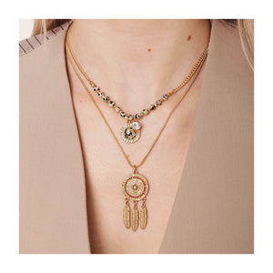 Bibi Bijoux Dreamcatcher Layered Necklace