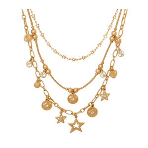 Bibi Bijoux Stellar Harmony Layered Necklace