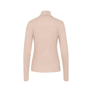 Cream Amma High Neck T-Shirt