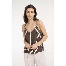 Load image into Gallery viewer, YAYA 01-721060-605 Printed Singlet with V Neck
