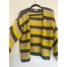 Load image into Gallery viewer, Felicity Stripe Bubble Shape Cardigan
