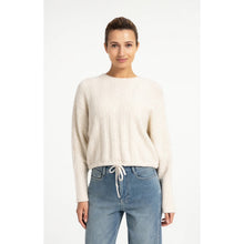 Load image into Gallery viewer, YAYA 01-000631-609 Sweater with Batwing Sleeves and Drawcord Hem
