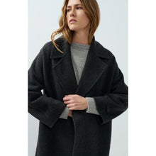 Load image into Gallery viewer, YAYA 02-011026-609 Extra Long Wool Blend Coat with Oversized Fit
