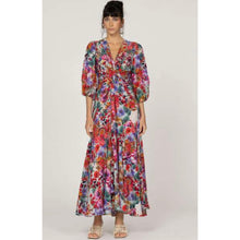 Load image into Gallery viewer, Inoa Theodora Dress with Sleeves Tussie Mussie- Multi Flowers
