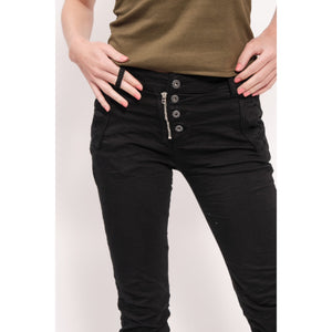 Melly Mia Zip And Button Jeans