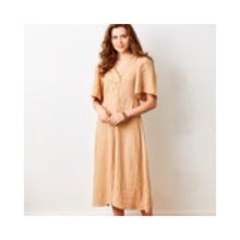Load image into Gallery viewer, Suzy D Liora Linen V Neck Wide Sleeve Dress
